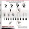 Service Caster 5 Inch 316SS Black Poly Swivel 1-1/2 Inch Expanding Stem Caster Lock Brake SCC SCC-SS316TTLEX20S514-PPUB-BLK-112 - alternate 4
